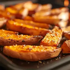 Frytki z batatów: 20 min w 220°C i są idealnie chrupiące!