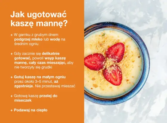 Z czego jest kasza manna - Jak ugotować ją idealnie i bez grudek?